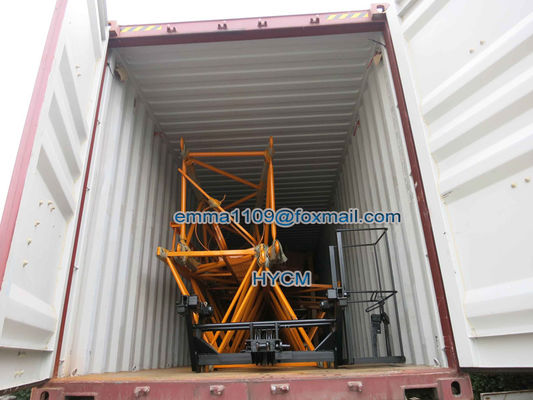 QTZ50 ((5010) جرثقیل برج سر گربه 4 تن دو طرفه برای صادرات