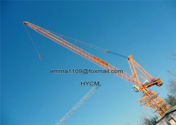 D5020 جرثقیل برج Jib Luffing نوع 50m Boom 2.0t مشخصات بار آخر