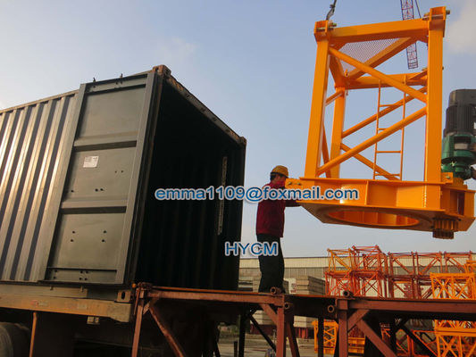 TC5610 6 تن جرثقیل برج جیب برای پروژه های ساختمانی