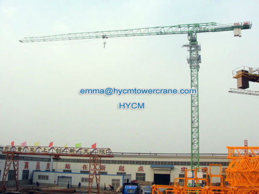 QTZ125 جرثقیل برج بدون بالا PT5023 50m بوم L68B2 بخش استخر با گواهینامه EAC