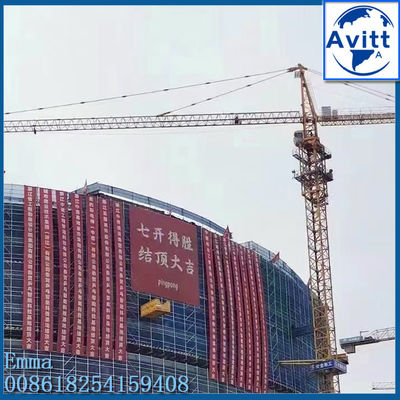 ظرفیت بارگذاری 6 تن جرثقیل سر چکش جرثقیل برج انواع مدل QTZ63-5013