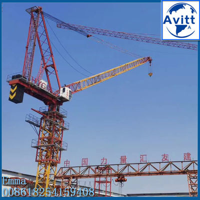 D5520 جرثقیل تلسکوپی هیدرولیک برج 18T Luffing مواد ساختمانی