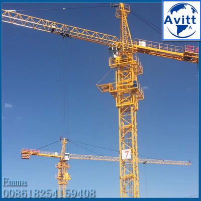 QTZ63-5610 جرثقیل برج 6t بار 56m بلند کردن بوم