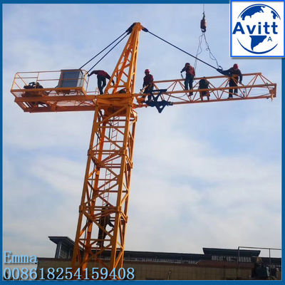qtz5008 4t هيدرولیک برج تلسکوپیک جرثقیل گواهینامه CE کار ایمنی