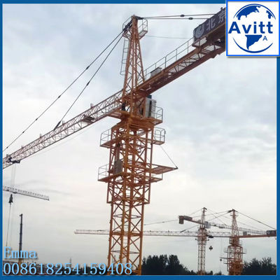 TC5013 مدل 50m بوم جرثقیل برج کوچک ثابت و خارجی خود صعود نوع