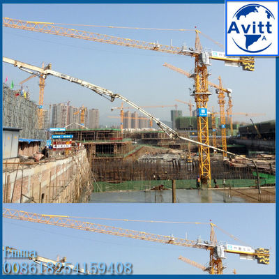 10 تن TC5525 تورکیت برج جرثقیل 182ft بوم 55 متر قیمت قطر