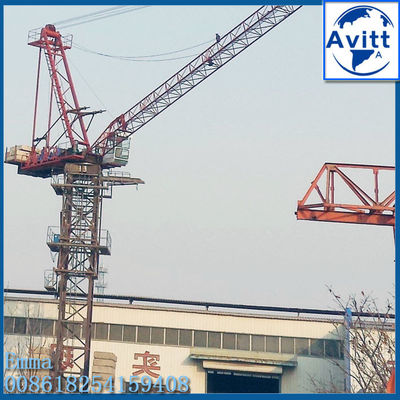 فکس D63 Jib Luffing برج جرثقیل 24m بوم 2.0t بار آخر و 6t حداکثر بار