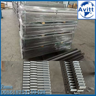 1508mm ریک های دنده برای ریک آسانسور ساختمان بلند در برزیل کره جنوبی