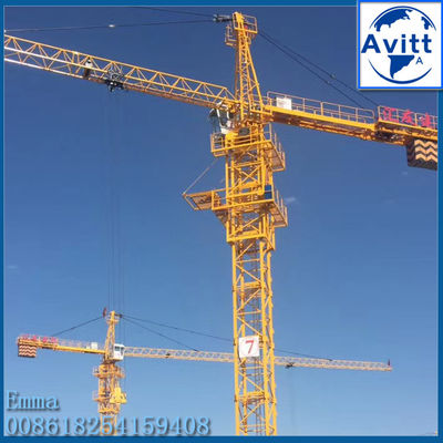 Qtz63 5510 تورکیت تورن جرثقیل مشخصات 55M کار طول جب 6tons بار